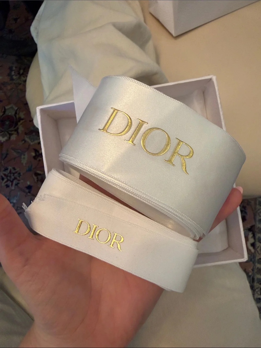 Dior jewelry bag